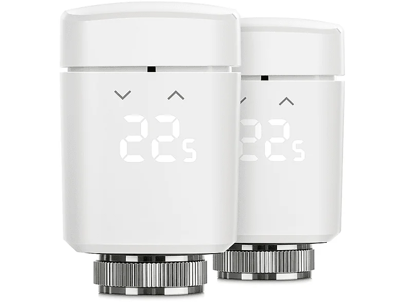 EVE 2er Pack Thermo (MATTER) Heizkörperthermostat, Weiß
