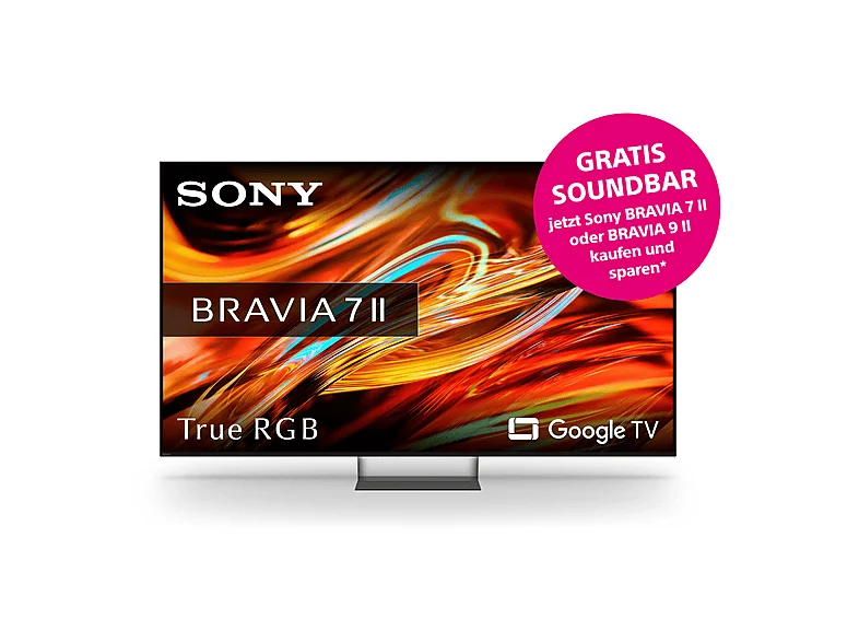 SONY Bravia 7 II K 65 XR 75 True RGB Fernseher (65 Zoll / 164 cm, UHD 4K, SMART TV)