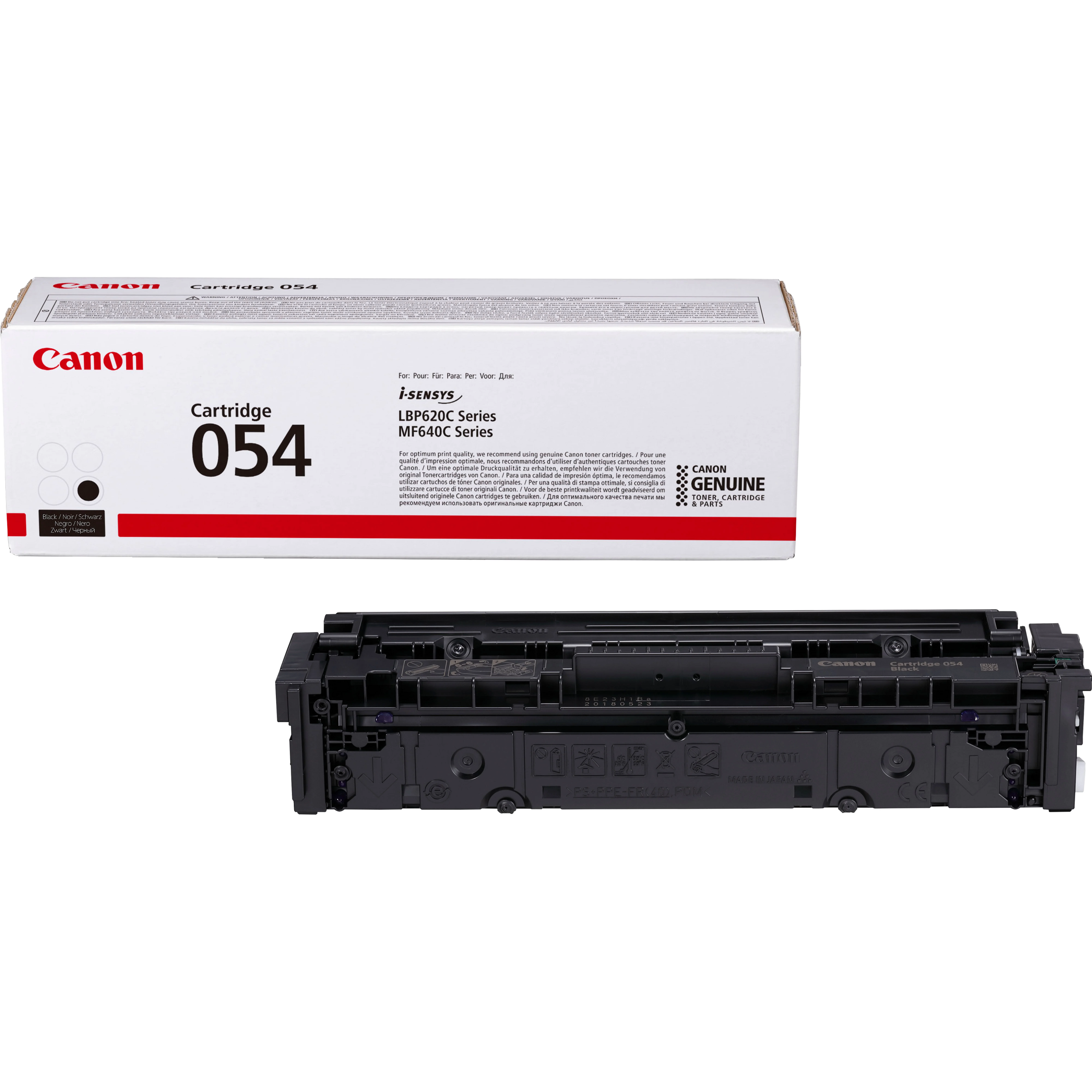 Canon 054 Toner-Cartridge, Schwarz
