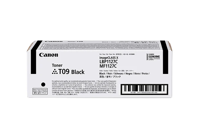Canon TONER T09 BK Tonerkartusche 1 Stück(e) Original Schwarz