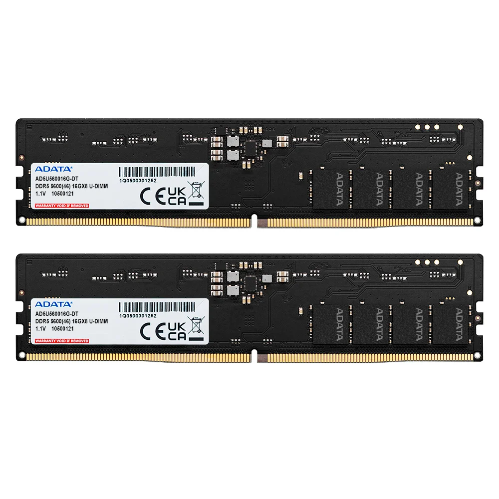 ADATA DDR5 5600 U-DIMM Speichermodul 32 GB 2 x 16 GB 288-pin DIMM ECC