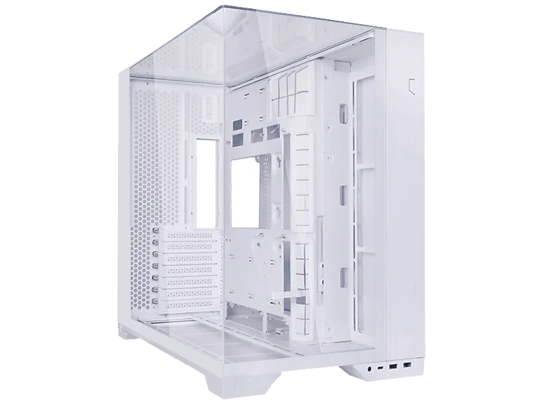 LIAN LI O11 Vision Compact Midi-Tower PC Gehäuse, Weiß