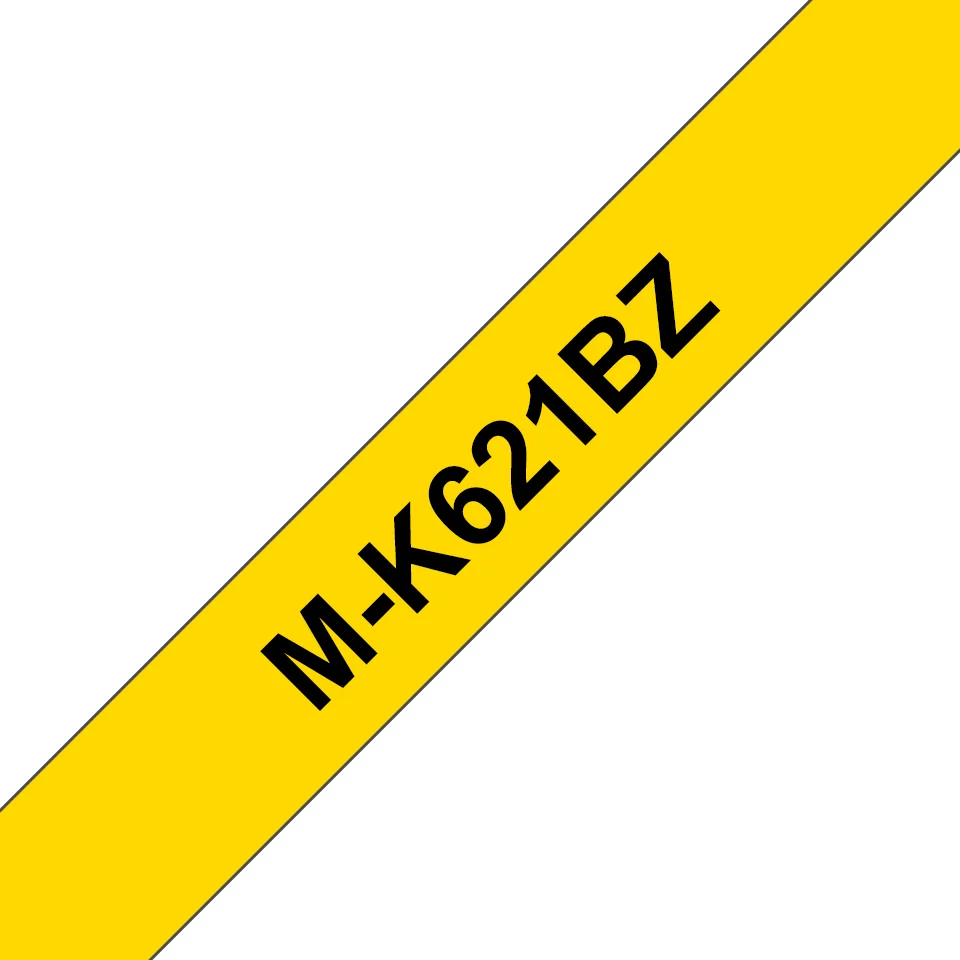 Brother M-K621BZ Etiketten erstellendes Band Schwarz auf gelb