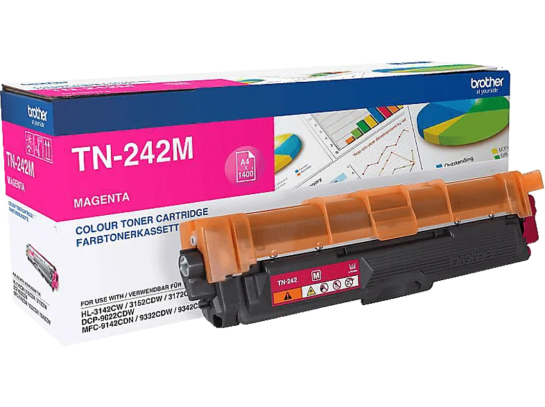 BROTHER TN-242M Tonerkartusche Magenta (TN242M)