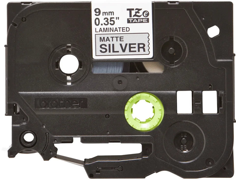 Brother TZE-M921 Etiketten erstellendes Band Schwarz auf Metallic