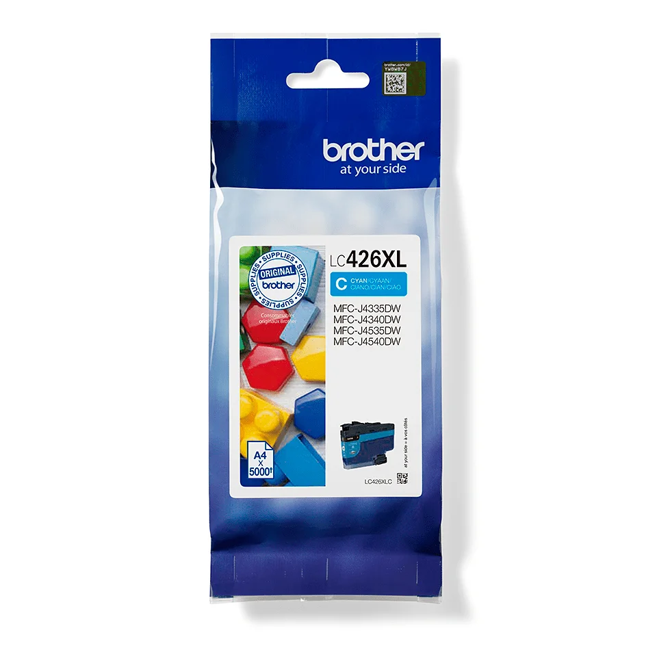 Brother LC-426XLC Druckerpatrone 1 Stück(e) Original Hohe (XL-) Ausbeute Cyan