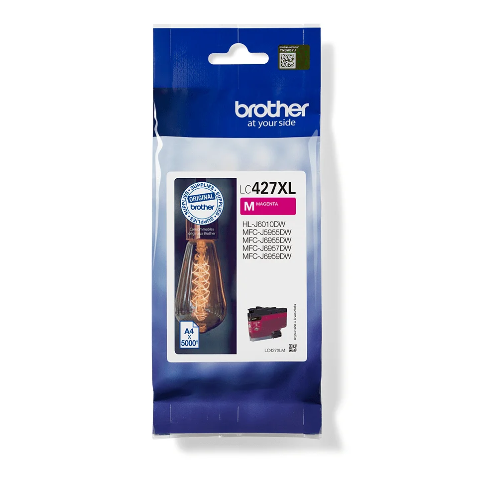 Brother LC427XLM Druckerpatrone 1 Stück(e) Original Hohe (XL-) Ausbeute Magenta