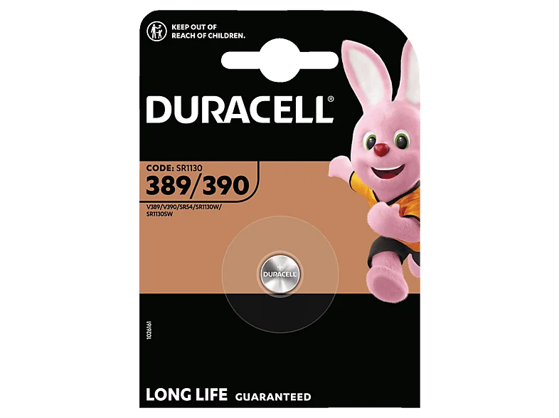 DURACELL Specialty 389/390 Batterie, Silber-Oxid, 1.5 Volt 1 Stück