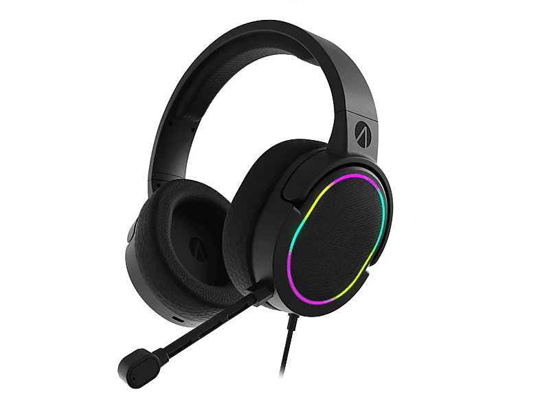STEALTH Panther mit LED Beleuchtung, Over-ear Gaming-Headset Schwarz
