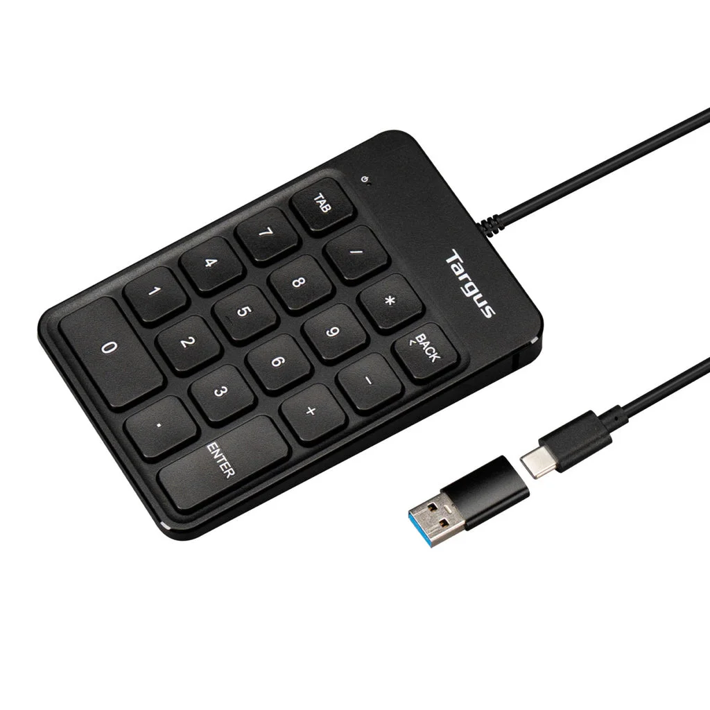 Targus AKP13GL Numerische Tastatur Universal USB Schwarz