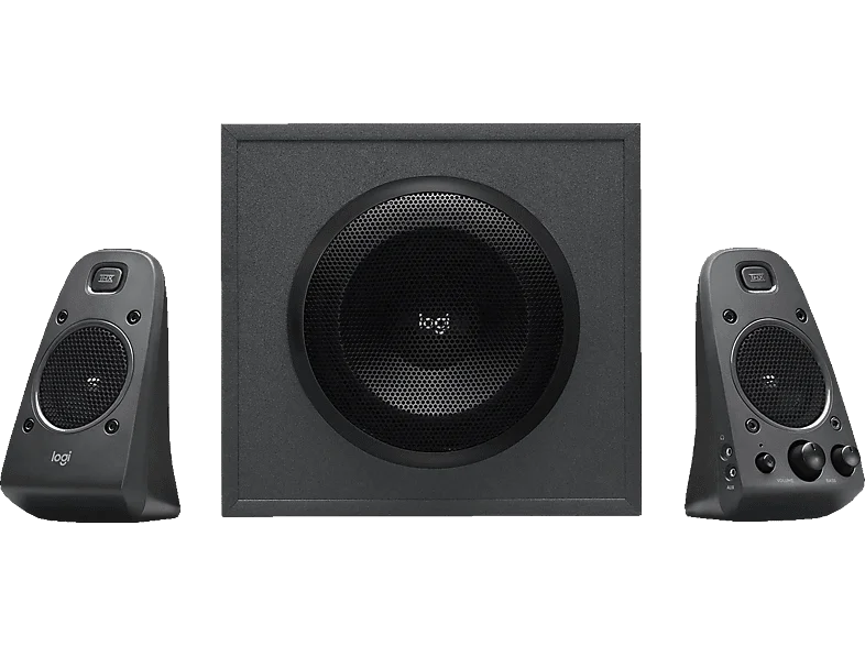 LOGITECH Z625 2.1 Lautsprechersystem (2.1, Schwarz