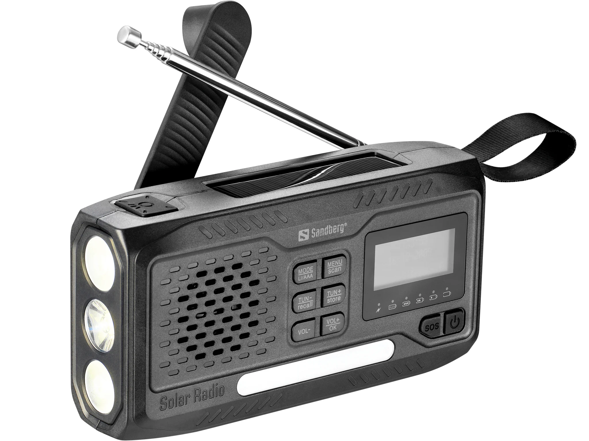 Sandberg 421-17 Radio Analog & Digital Schwarz
