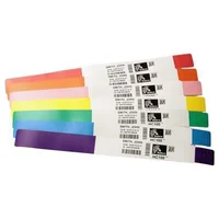 Zebra Z-Band UltraSoft Rot, Weiß Krankenhaus-Armband