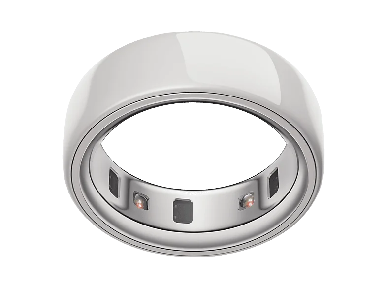 OURA Ring 4 Ceramic, Größe 15, Cloud Smart