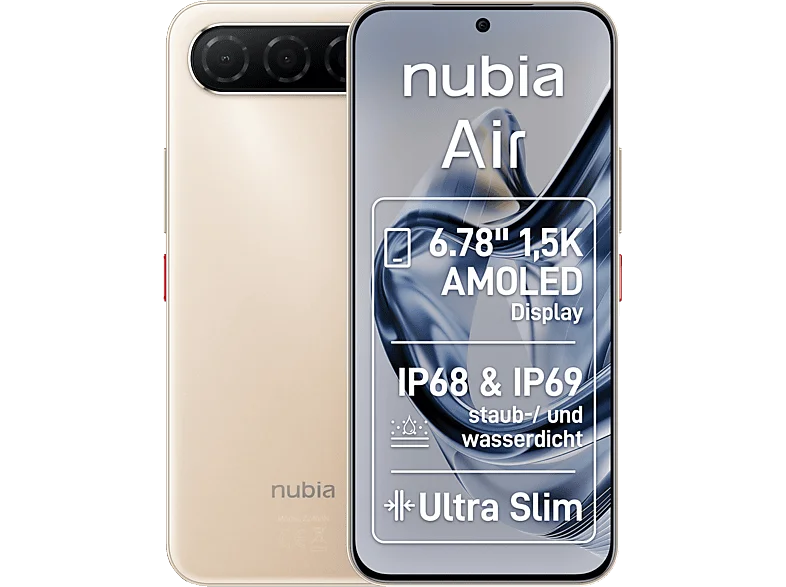 NUBIA Air 5G 256 GB Titanium Desert Dual SIM