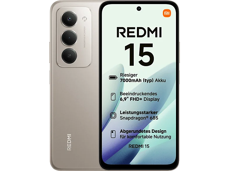 XIAOMI Redmi 15 128 GB Titan Gray Dual SIM