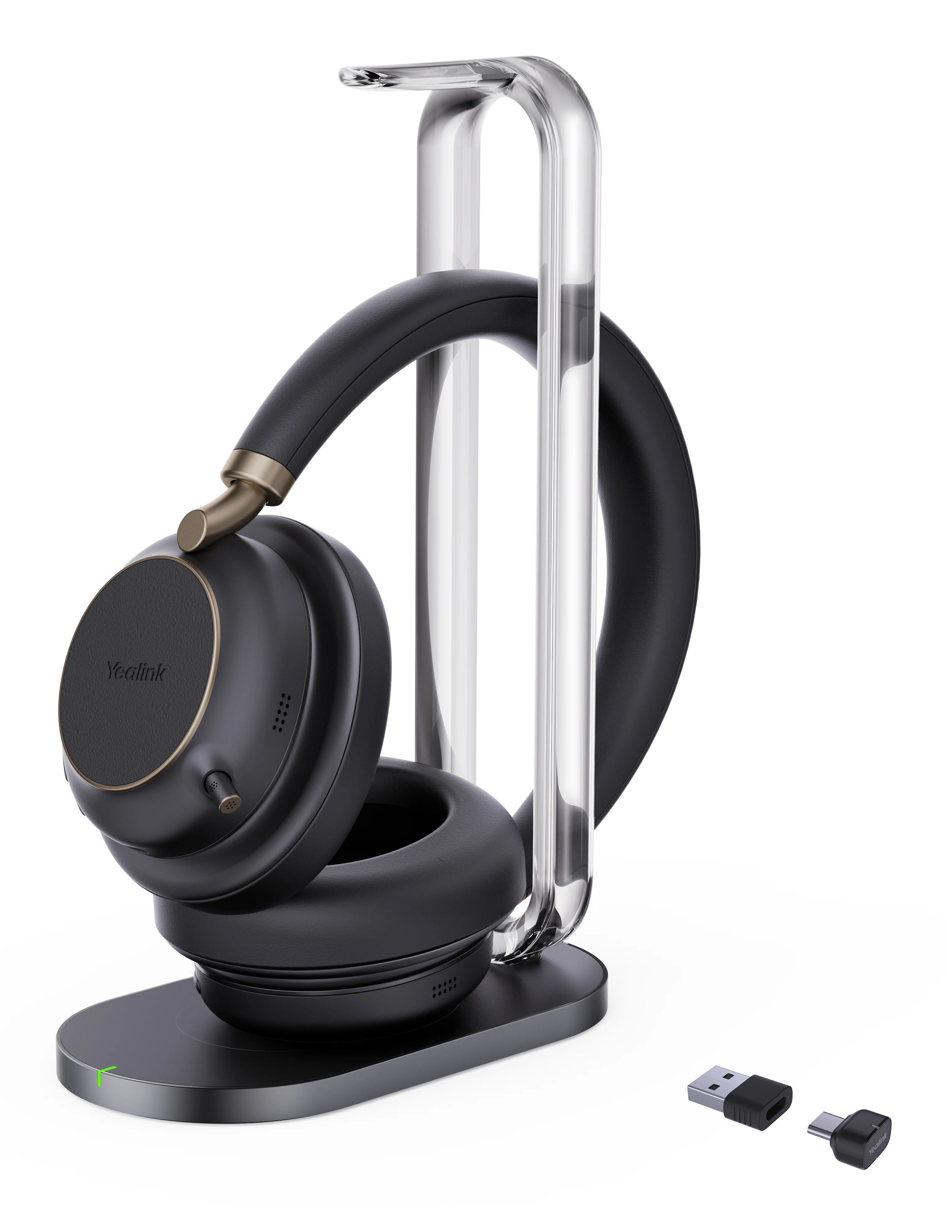 Yealink BH76 Plus mit Ladestation UC Schwarzes USB-C/A-Headset