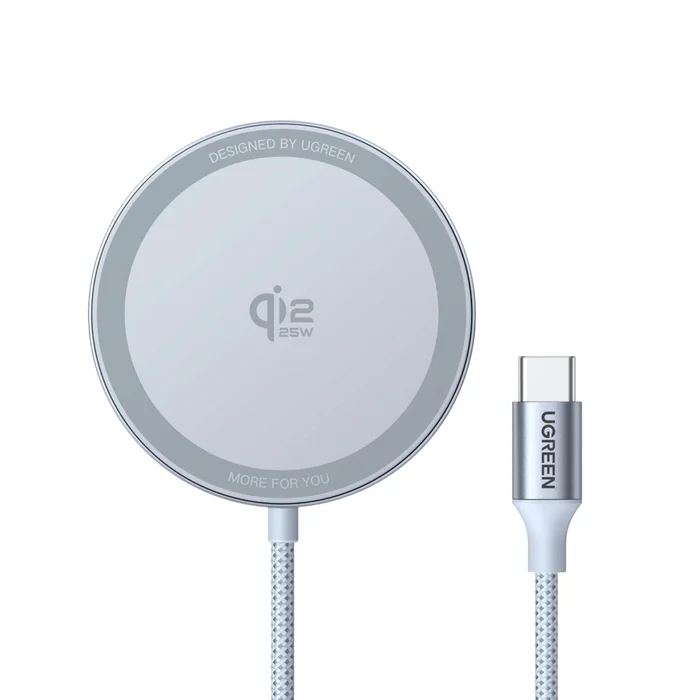 Ugreen MagFlow Smartphone Grau USB Kabelloses Aufladen Auto