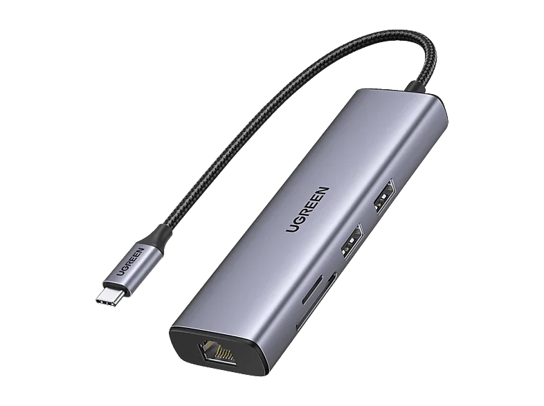UGREEN Multifunktion USB-C Hub, Gray