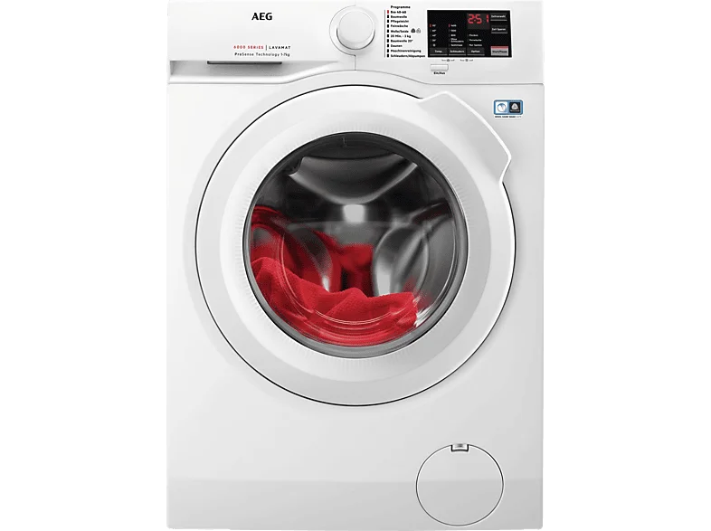 AEG L6FBG51470 Serie 6000 ProSense® mit Mengenautomatik Waschmaschine (7 kg, 1400 U/Min., A)