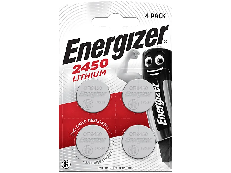 ENERGIZER Lithium 4x CR2450 Batterien