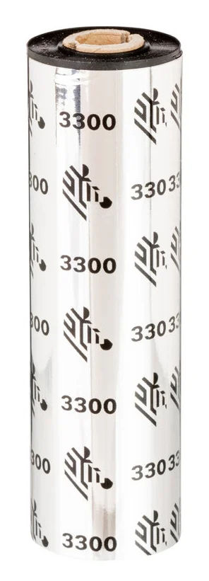 Zebra 3300 Wax/ Resin Thermoband 74 m Schwarz