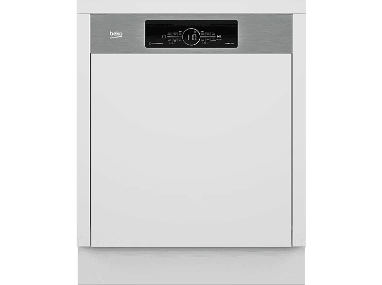BEKO BDSN3844M0X Geschirrspüler (teilintegrierbar, 598 mm breit, 43 dB (A), C)