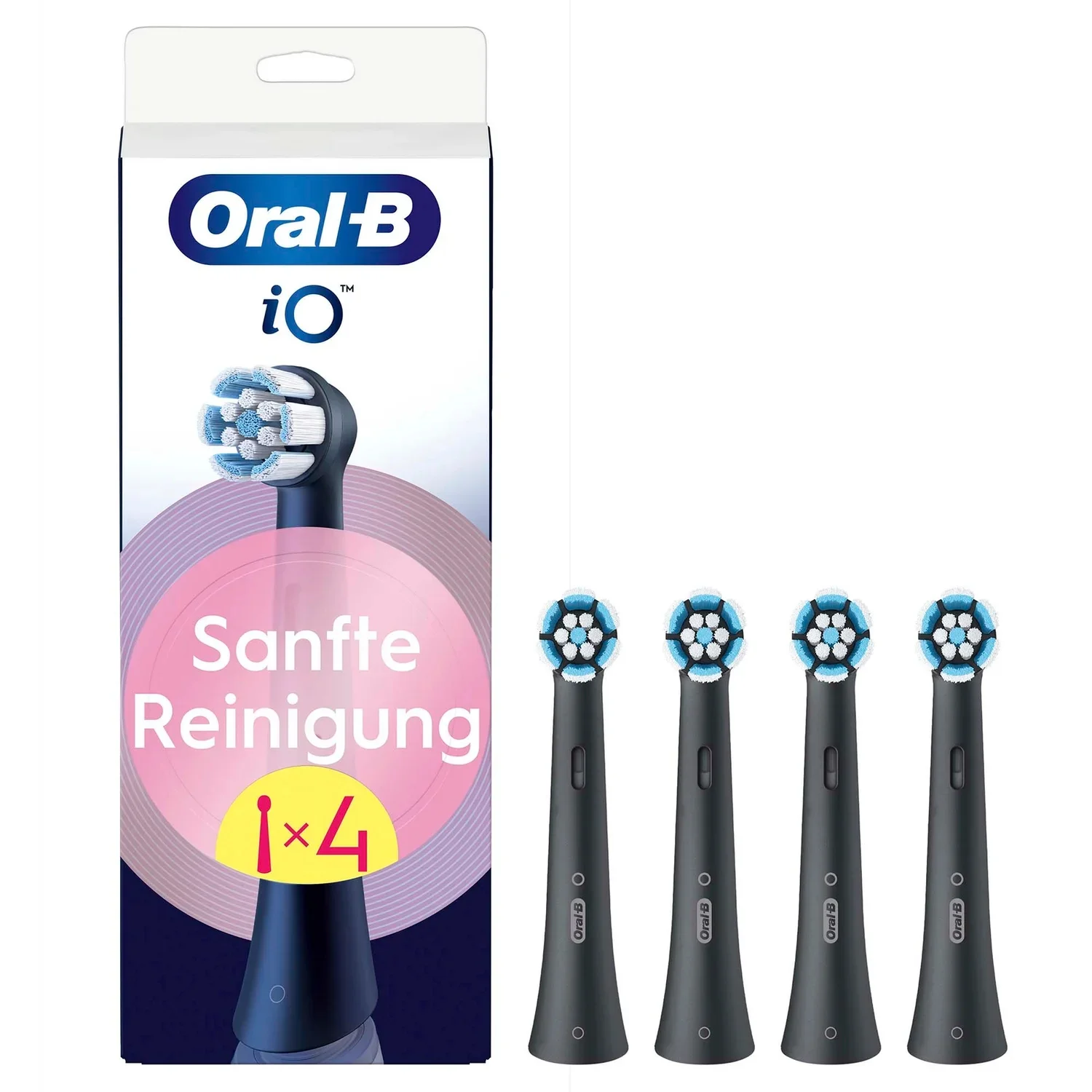 Oral-B 194631 Elektrischer Zahnbürstenkopf 4 Stück(e) Schwarz