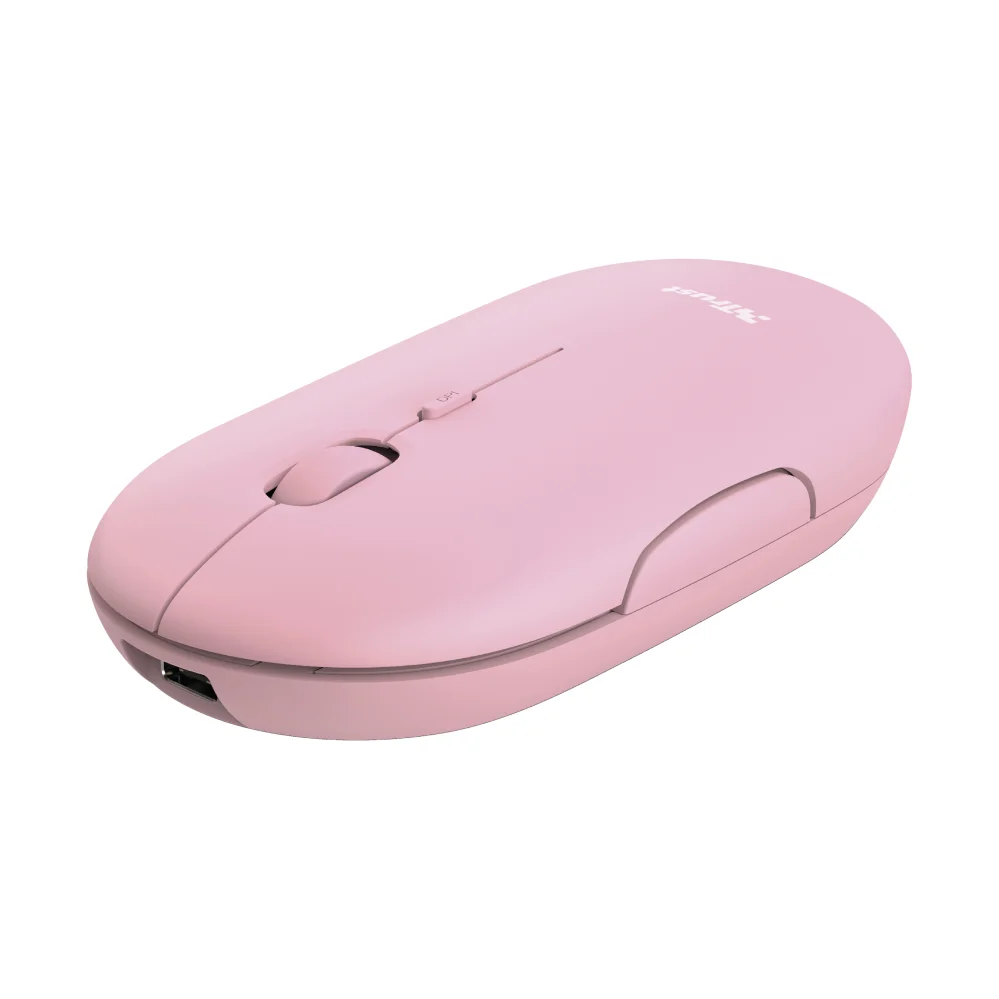 Trust Puck Maus Büro Beidhändig RF Wireless + Bluetooth Optisch 1600 DPI