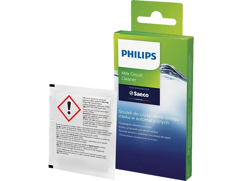 PHILIPS CA6705/10 für alle Kaffeevollautomaten mit Milchaufschäumer von Philips/Saeco Milchkreislauf-Reiniger Mehrfarbig