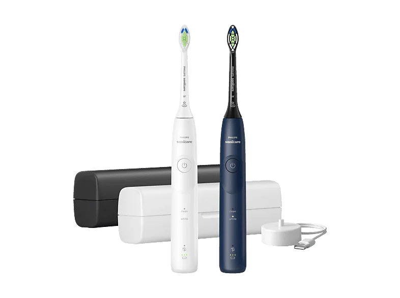 PHILIPS Sonicare HX7119/01 Series 5500 Elektrische Zahnbürste Marineblau/Weiß, Reinigungstechnologie: Schalltechnologie