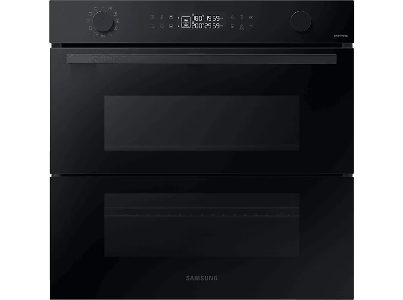 SAMSUNG NV7B45502AK/U1 Dual Cook Flex, Einbaubackofen (Einbaugerät, 76 l, 595 mm breit), Serie 4