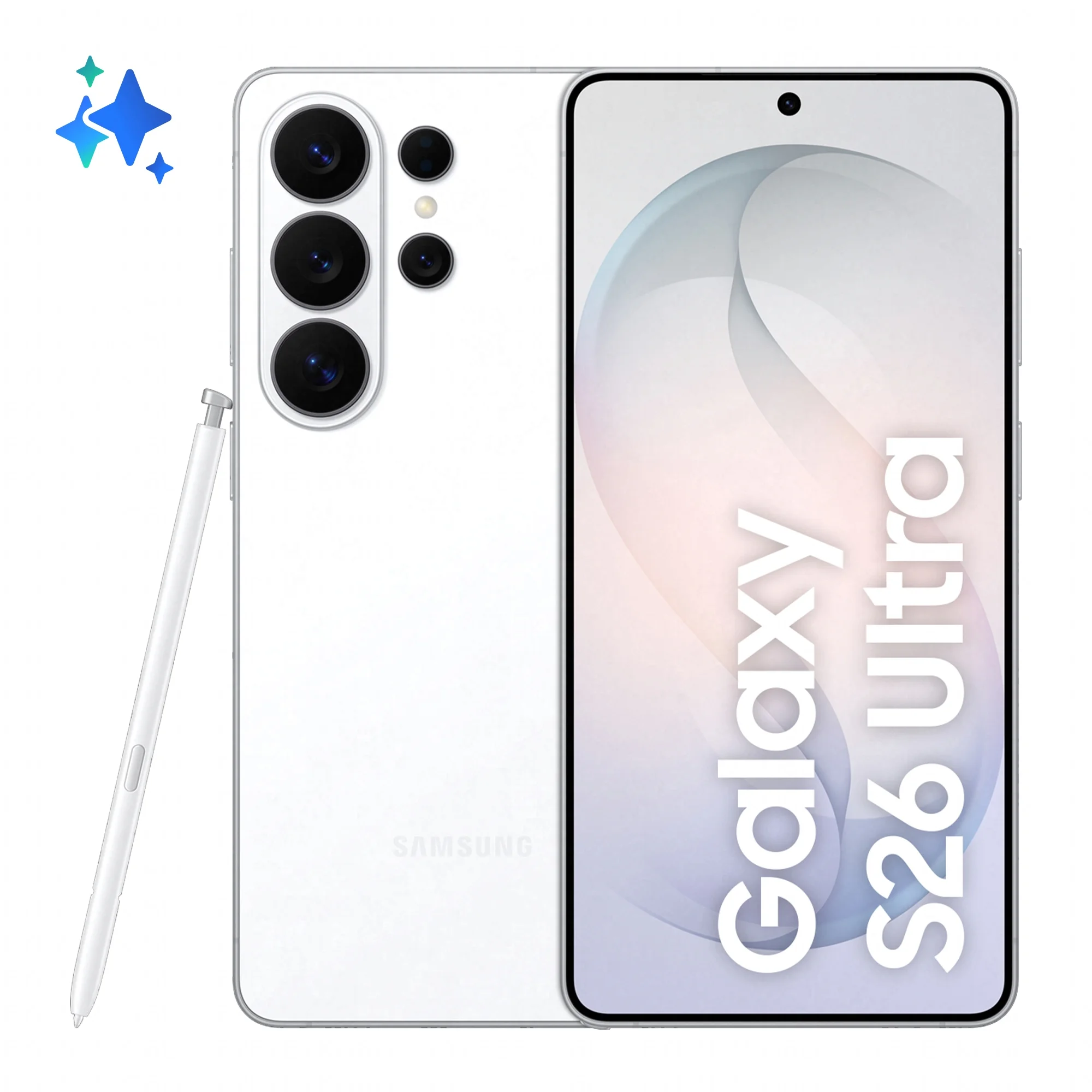 Samsung Galaxy S26 Ultra 17,5 cm (6.9") Dual-SIM Android 16.0 5G USB Typ-C 12 GB 512 GB 5000 mAh Weiß